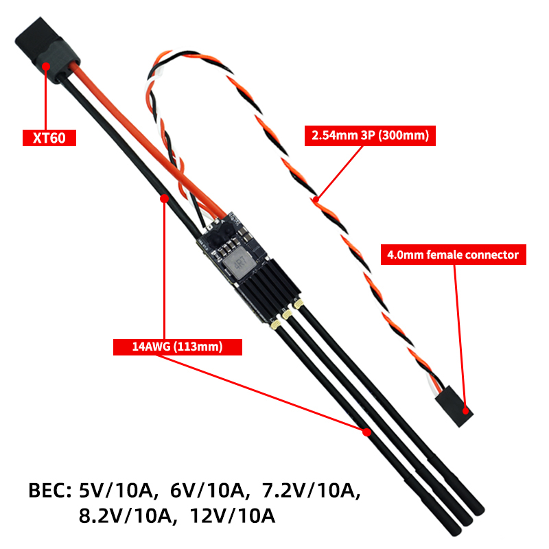 SEQURE 28120 120A Brushless ES - огляд і ціна Drone Racing Esc