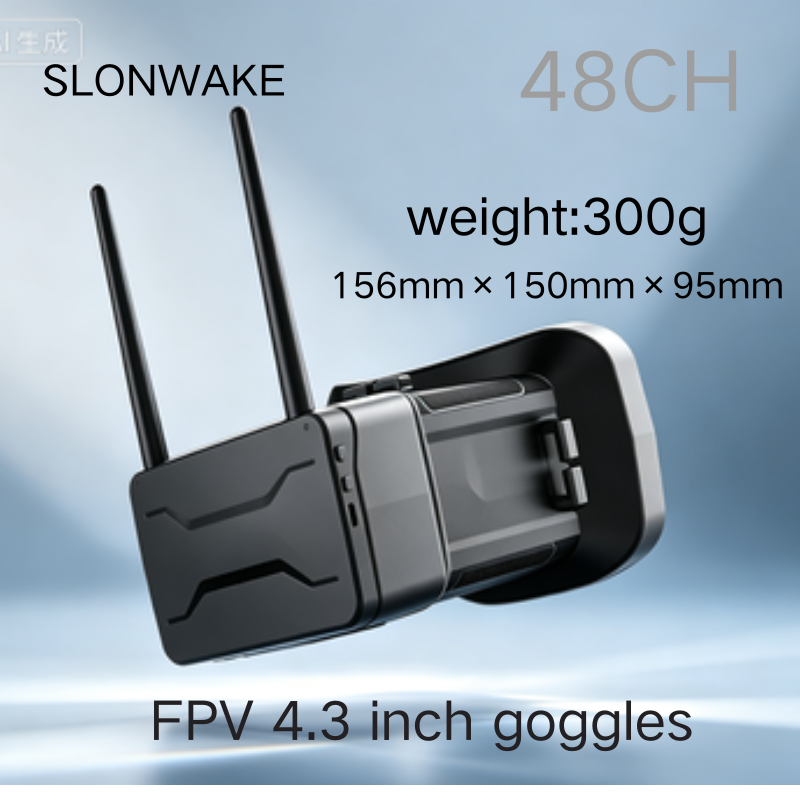 5.8G FPV Goggles 4.3 Inch 480* - огляд і ціна Drone Racing Antenna