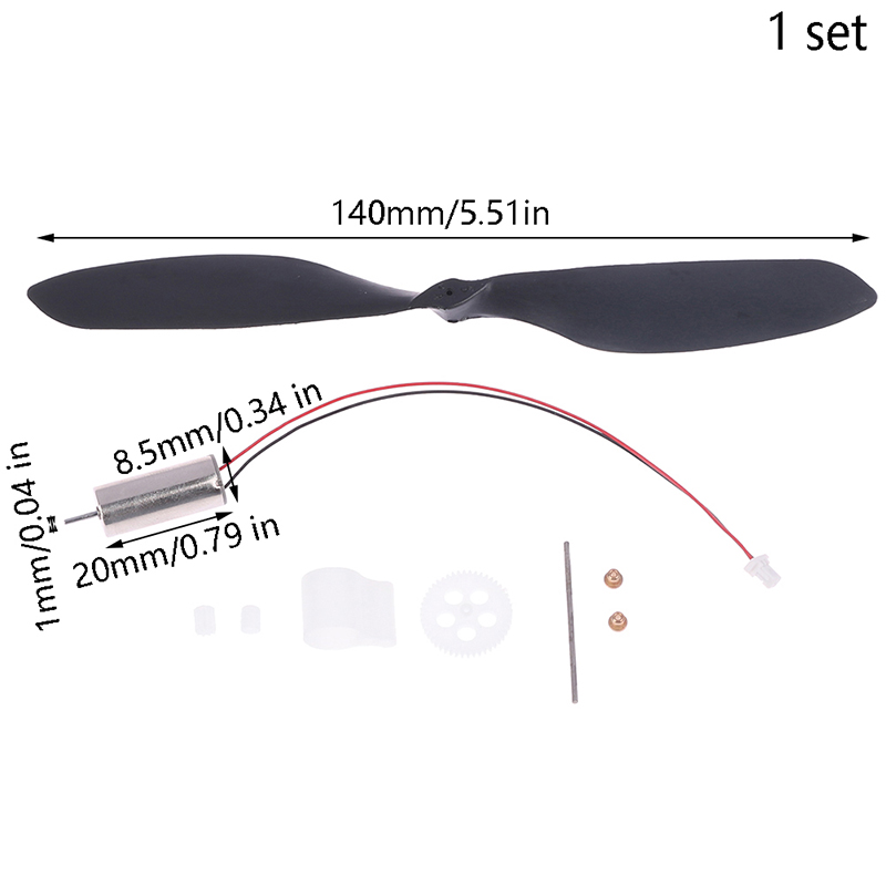 1 Set 3.7V Model Airplane 8520 - огляд і ціна Drone Racing Propeller