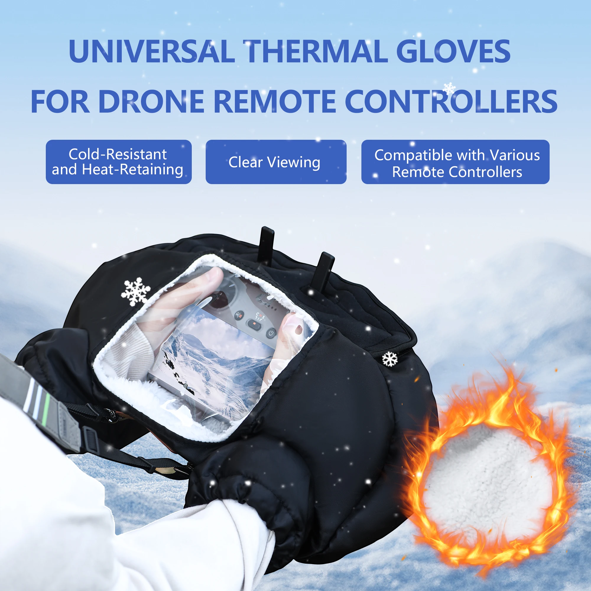 Winter Warm Gloves Drone Fligh - огляд і ціна Dji Drone Mini 3